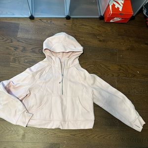 Lululemon half zip pink scuba